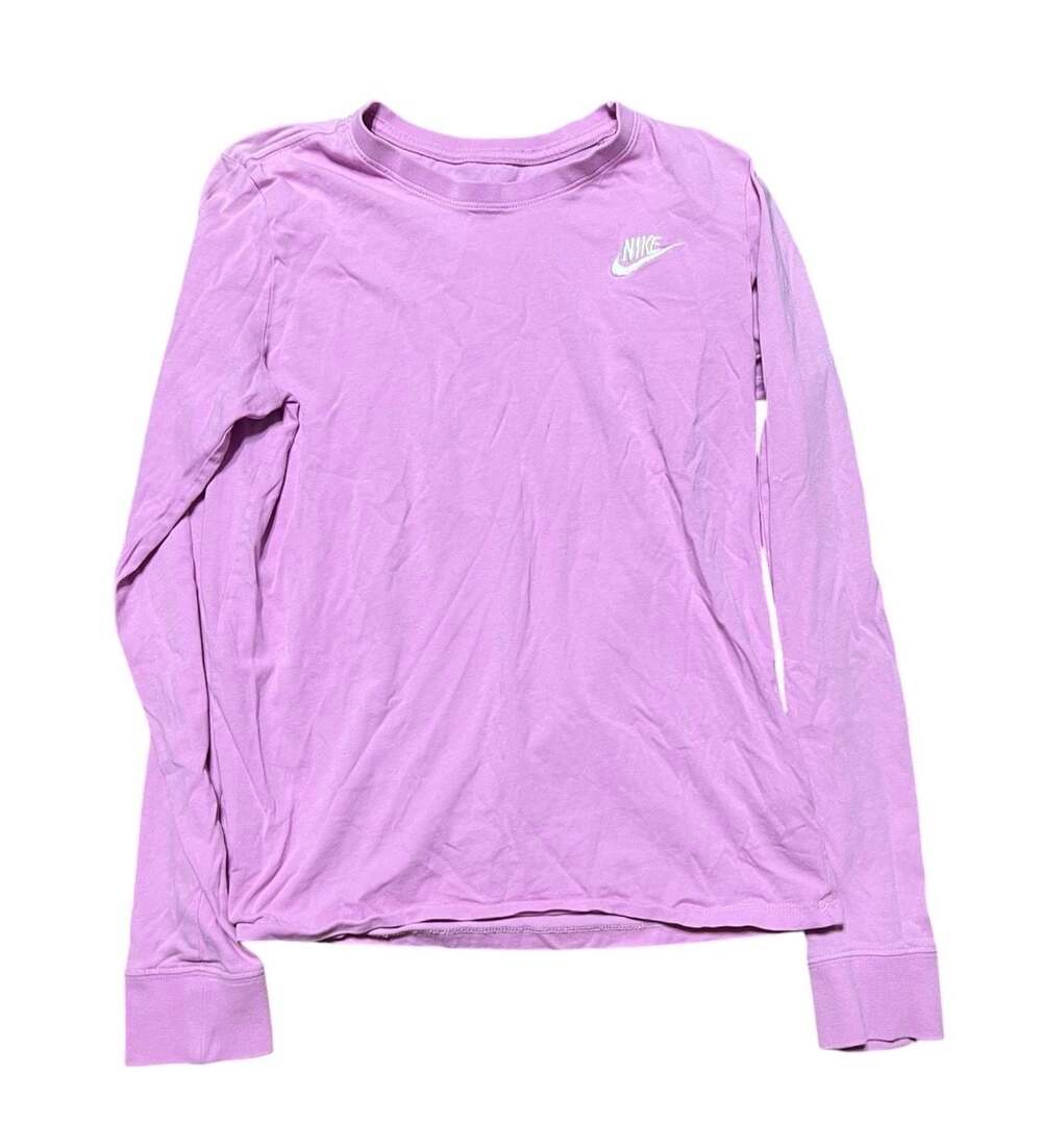 Nike Sportswear Long-Sleeve Cotton Tee pink Purple Lavender